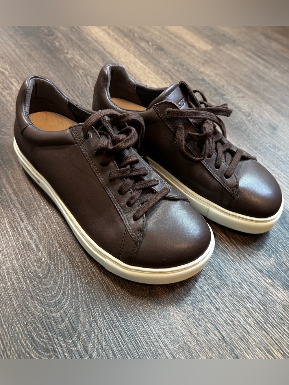Dark brown Birkenstock sneakers size 5 women women’s 3 in girls